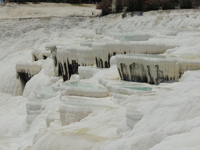 Pamukkale - hot or cold -  Stalactites or icicles 